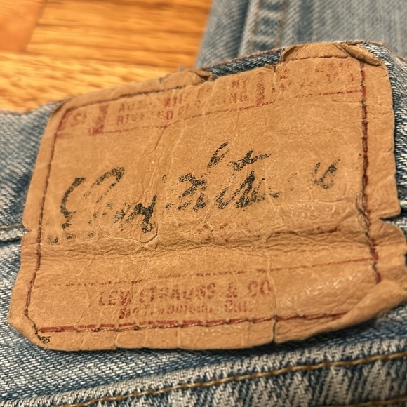 Levi's Signature Loose Straight Denim 100% Cotton Jeans 34 x 32 Vintage - Picture 8 of 10